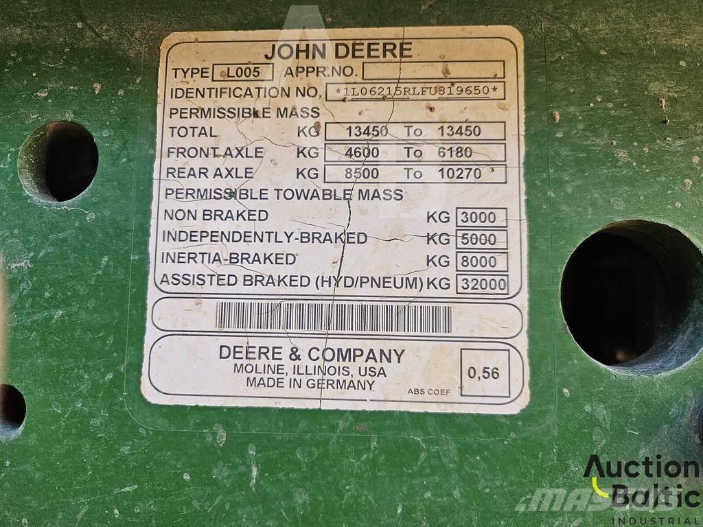 John Deere 6215 R Τρακτέρ