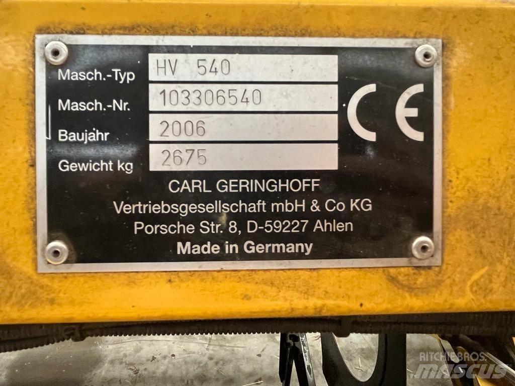 Geringhoff HV 540 Κεφαλές θεριζοαλωνιστικών μηχανών