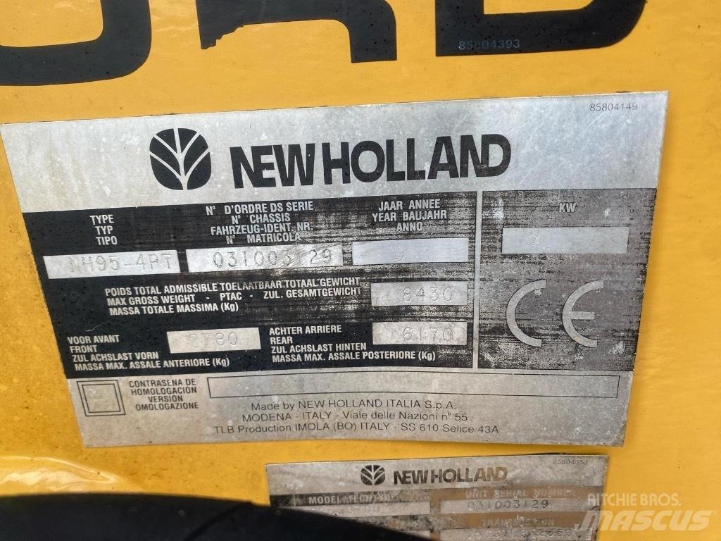 New Holland NH 95 Εκσκαφείς Φορτωτές τύπου JCB