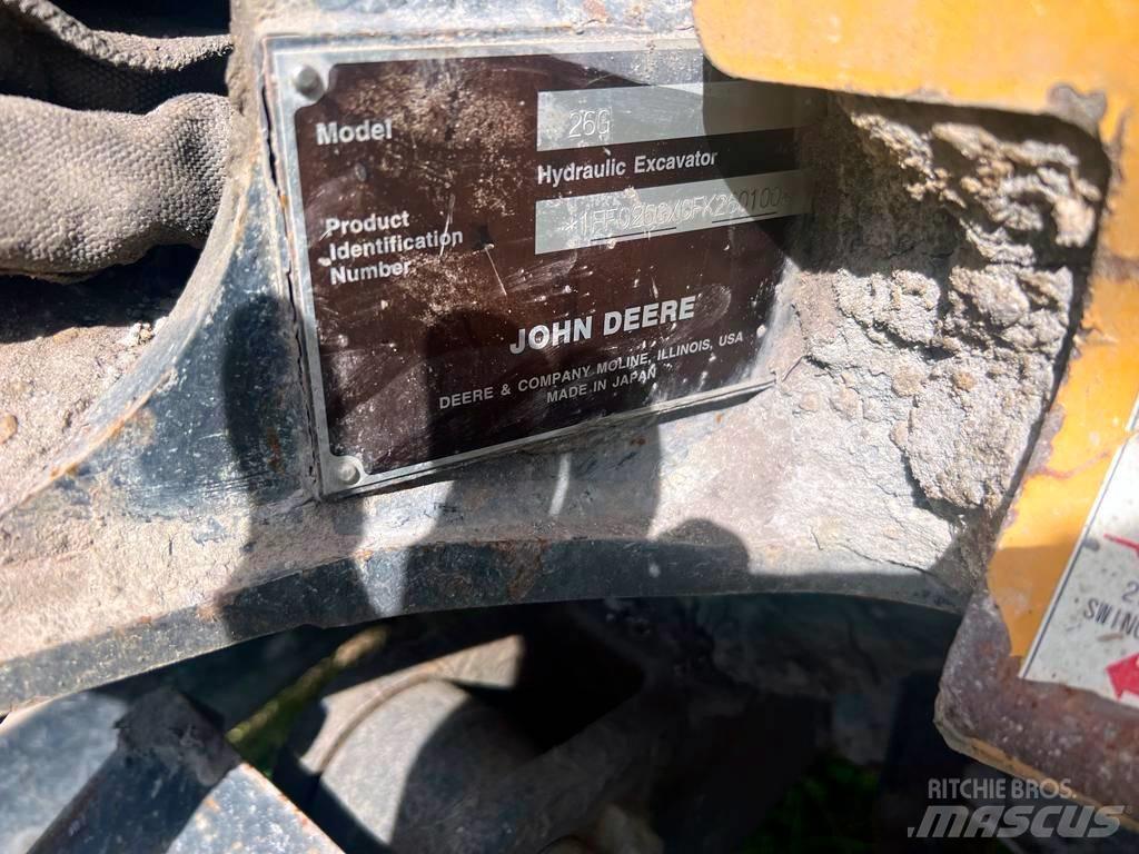 John Deere 26G Εκσκαφάκι (διαβολάκι) < 7t