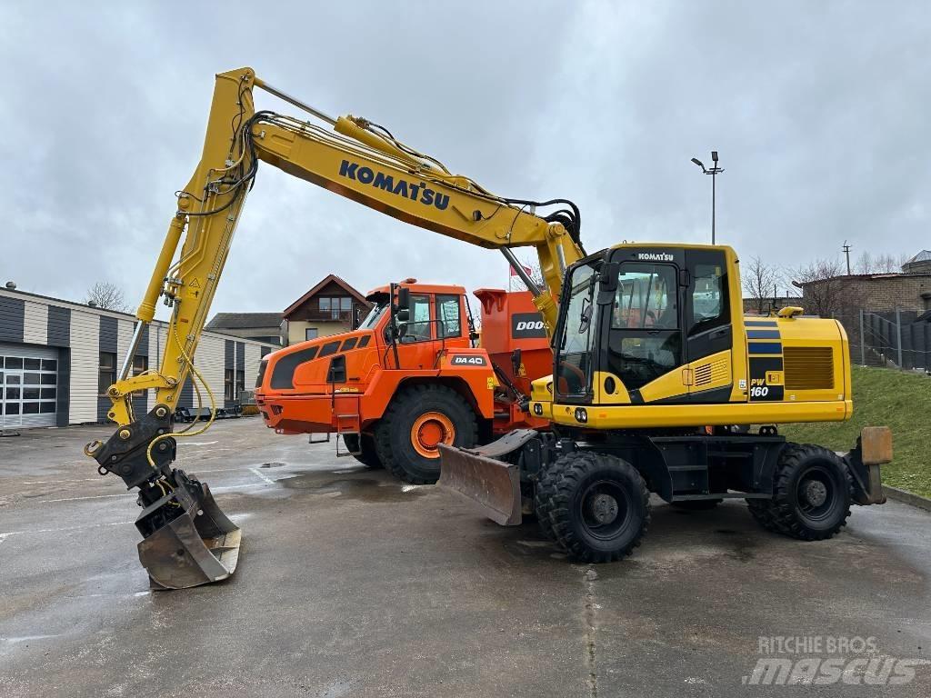 Komatsu PW160-11 Εκσκαφείς με τροχούς - λάστιχα