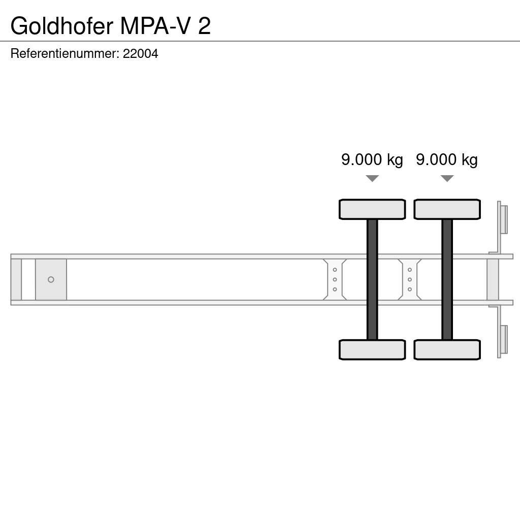 Goldhofer MPA-V 2 Ημιρυμούλκες με χαμηλό δάπεδο