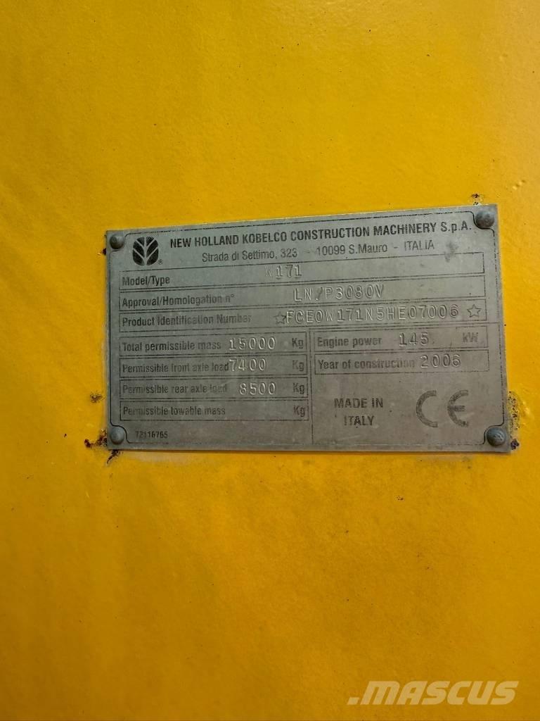 New Holland W 170 TC Φορτωτές με λάστιχα (Τροχοφόροι)