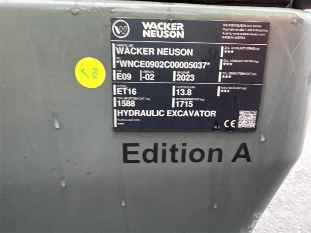Wacker Neuson ET16 Εκσκαφείς με ερπύστριες