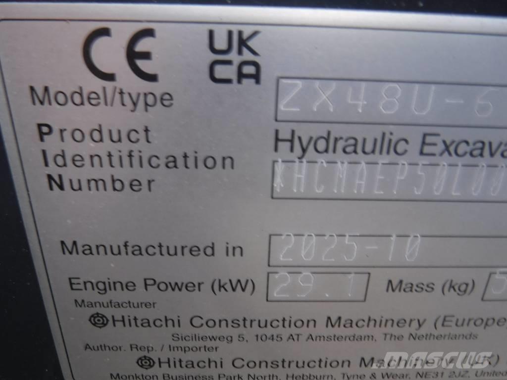 Hitachi ZX 48 U-6 Εκσκαφάκι (διαβολάκι) < 7t