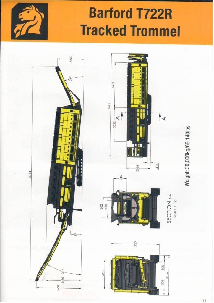 Barford T722R Μηχανές κοσκινίσματος