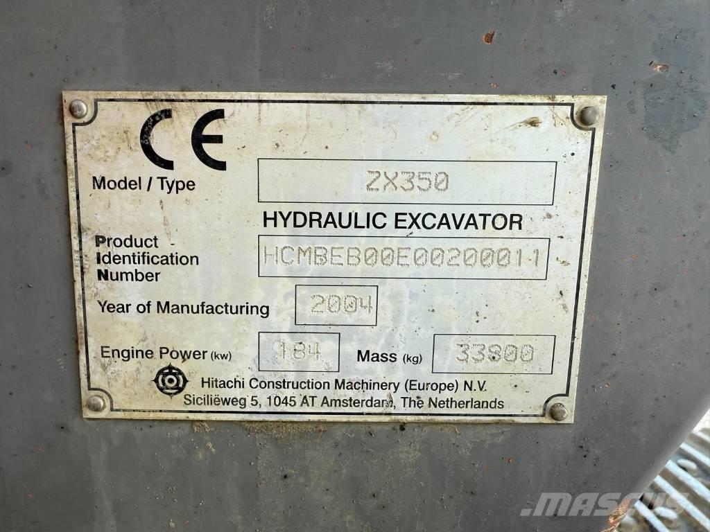 Hitachi ZX 350 Εκσκαφείς με ερπύστριες