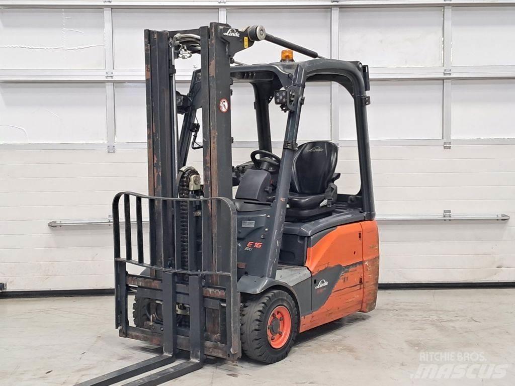 Linde E16C-02 Ηλεκτρικά περονοφόρα ανυψωτικά κλαρκ
