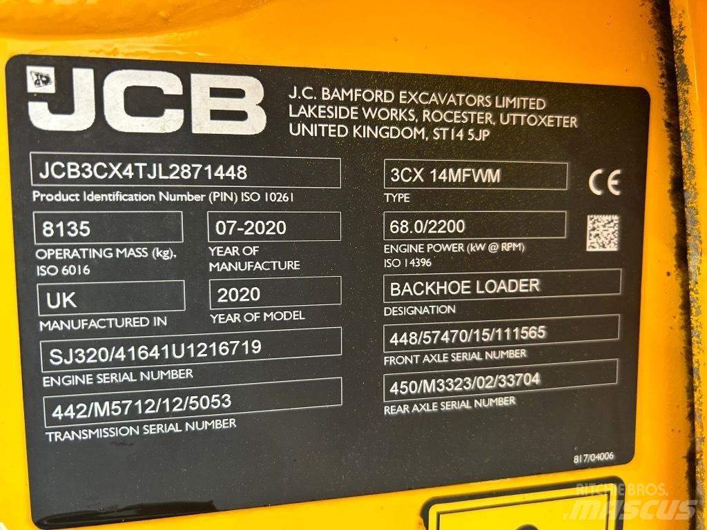 JCB 3CX Air Con Εκσκαφείς Φορτωτές τύπου JCB