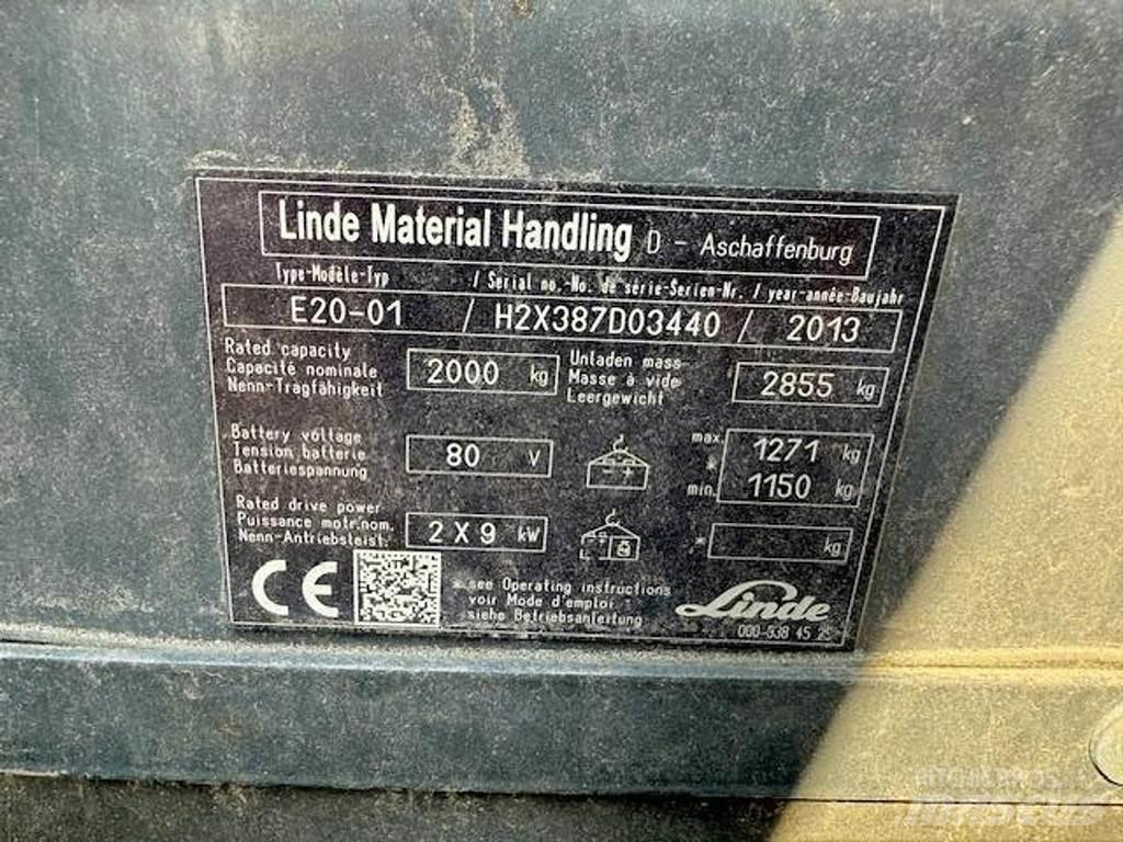 Linde E20-01 Περονοφόρα ανυψωτικά κλαρκ - άλλα
