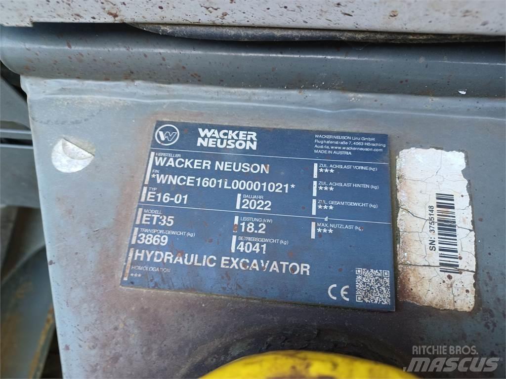 Wacker Neuson ET35 Εκσκαφείς με ερπύστριες