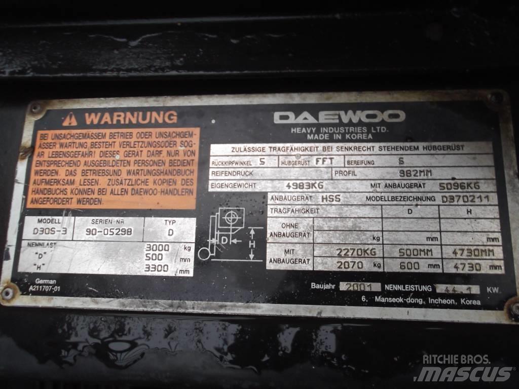 Daewoo D30S3 V-2372 Πετρελαιοκίνητα Κλαρκ
