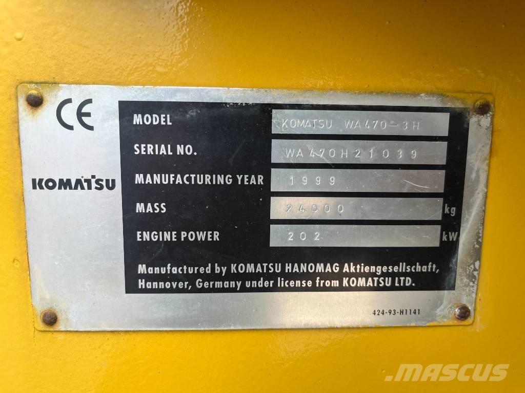 Komatsu WA 470-3H Φορτωτές με λάστιχα (Τροχοφόροι)