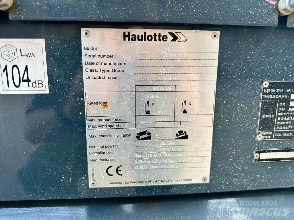 Haulotte HA16RTJ Ανυψωτήρες με αρθρωτό βραχίονα