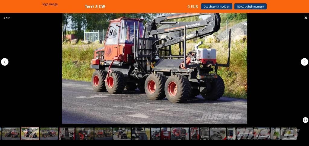 Terri 3 CV Μηχανήματα ξυλείας