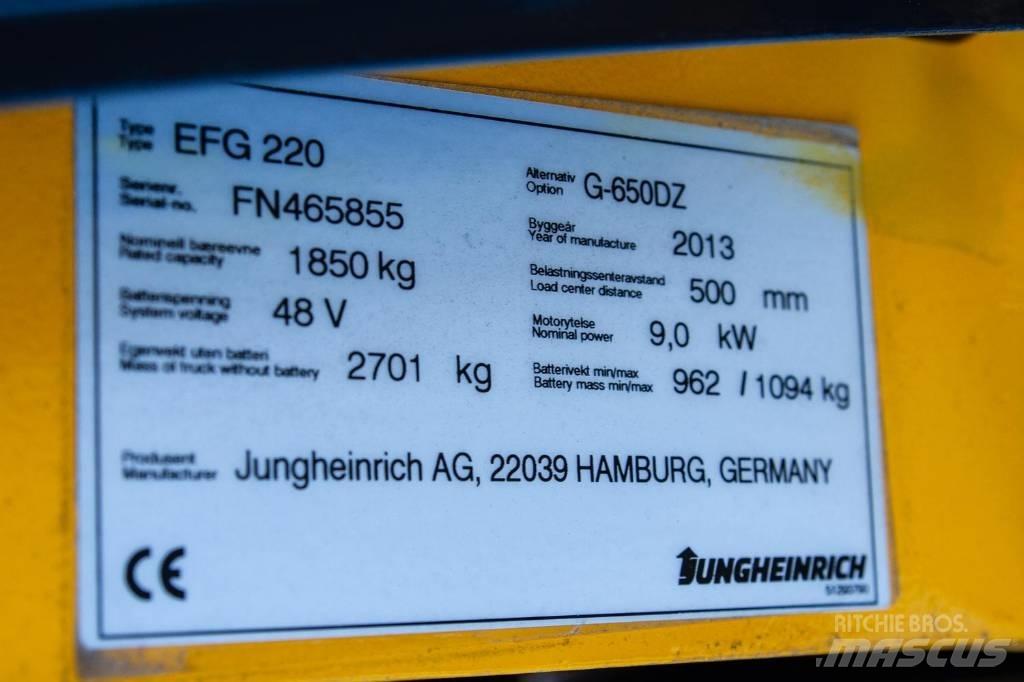 Jungheinrich EFG 220 Ηλεκτρικά περονοφόρα ανυψωτικά κλαρκ