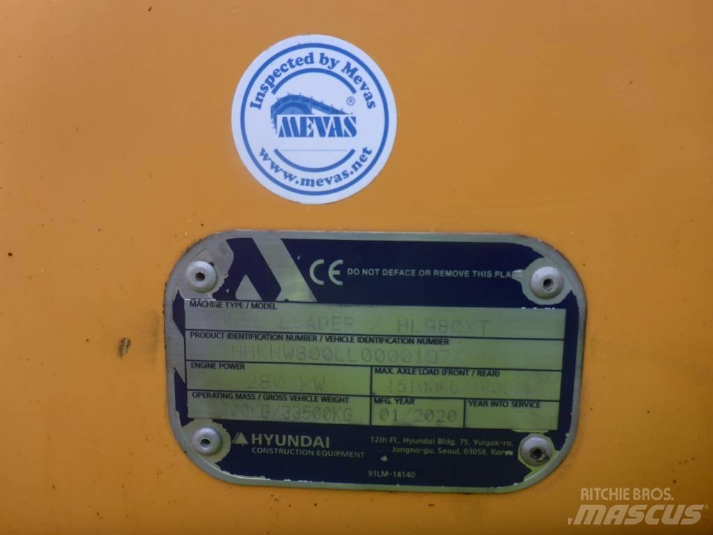 Hyundai HL980XT Φορτωτές με λάστιχα (Τροχοφόροι)