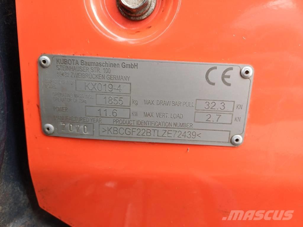 Kubota KX 019-4 Εκσκαφάκι (διαβολάκι) < 7t