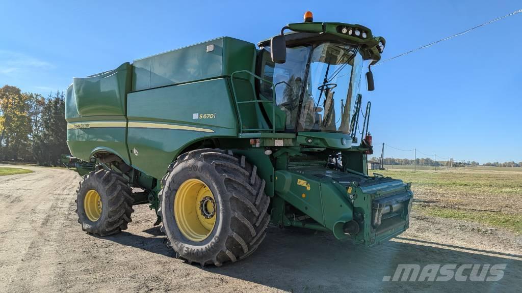 John Deere S 670 i Θεριζοαλωνιστικές μηχανές