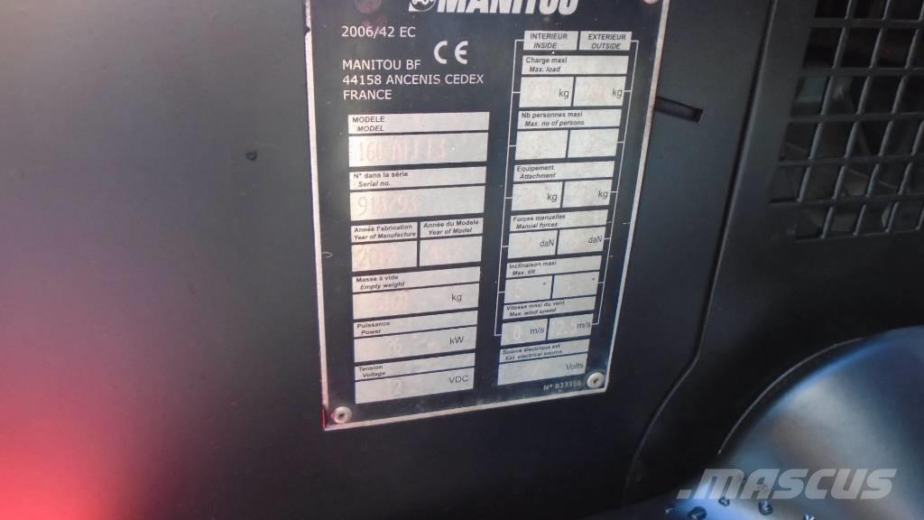 Manitou ATJ 160 Ανυψωτήρες με αρθρωτό βραχίονα