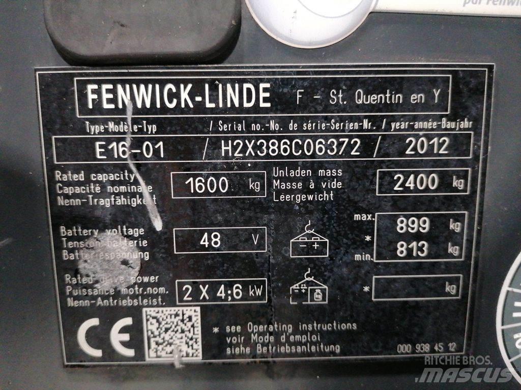 Linde E16 Ηλεκτρικά περονοφόρα ανυψωτικά κλαρκ