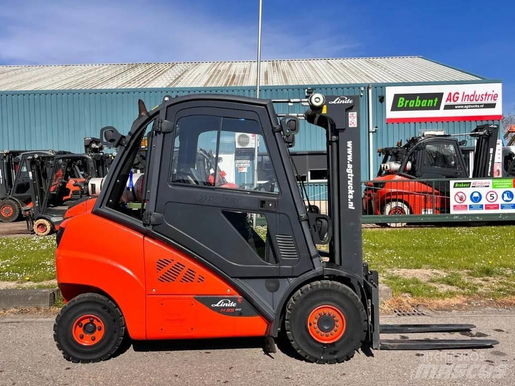 Linde H35T-02 Περονοφόρα ανυψωτικά κλαρκ με φυσικό αέριο LPG