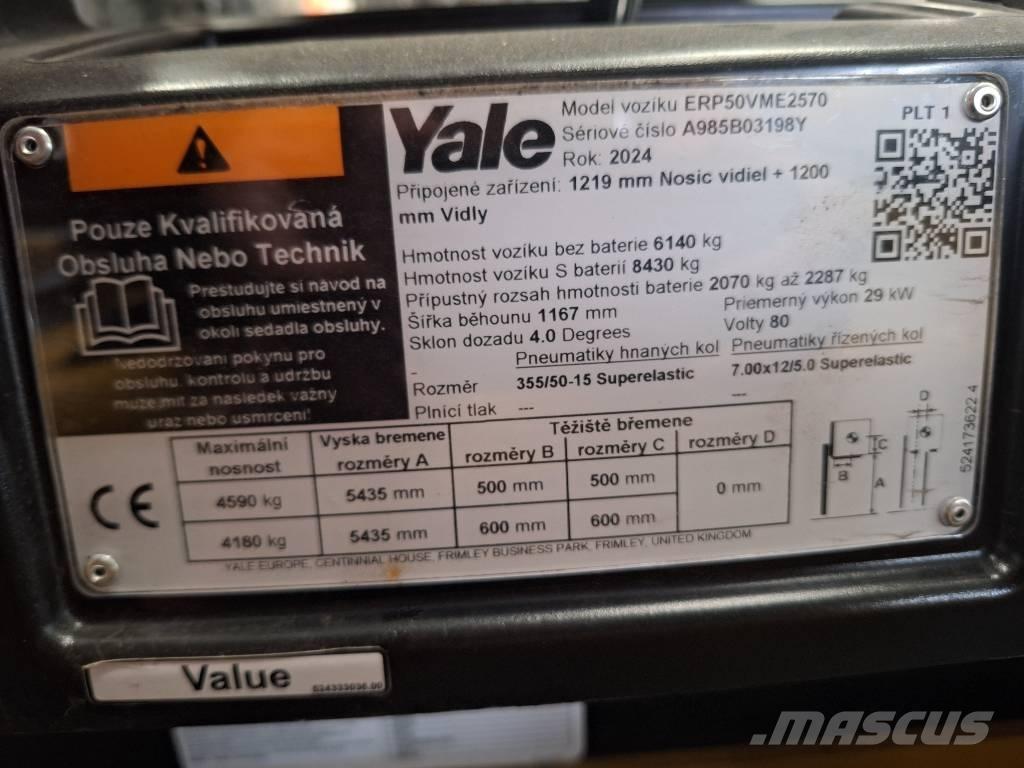 Yale ERP 50 VM Ηλεκτρικά περονοφόρα ανυψωτικά κλαρκ