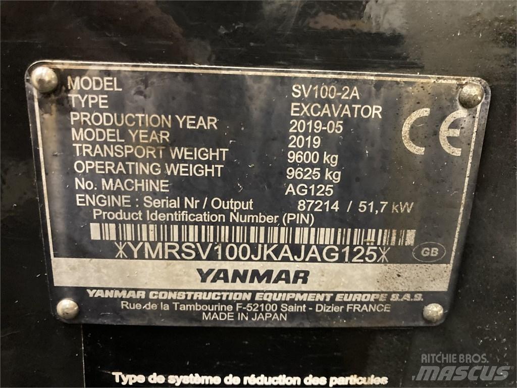 Yanmar SV 100-2A Μίνι εκσκαφείς 7t - 12t