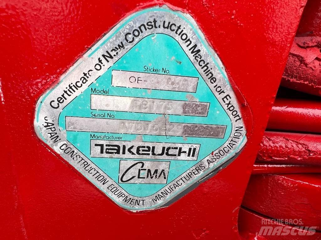Takeuchi TB175 Μίνι εκσκαφείς 7t - 12t