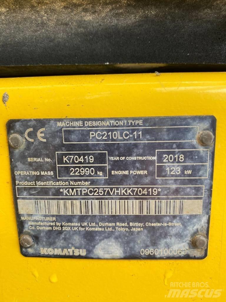 Komatsu PC 210 LC Εκσκαφείς με ερπύστριες