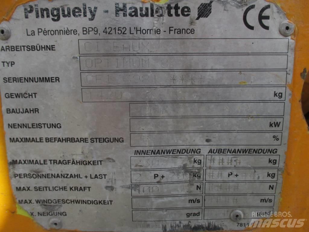 Haulotte Optimum  8 Ανυψωτήρες ψαλιδωτής άρθρωσης