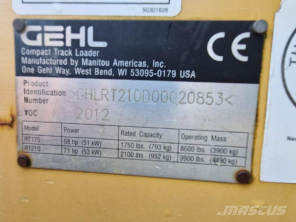 Gehl RT 210 Φορτωτές με ερπύστριες