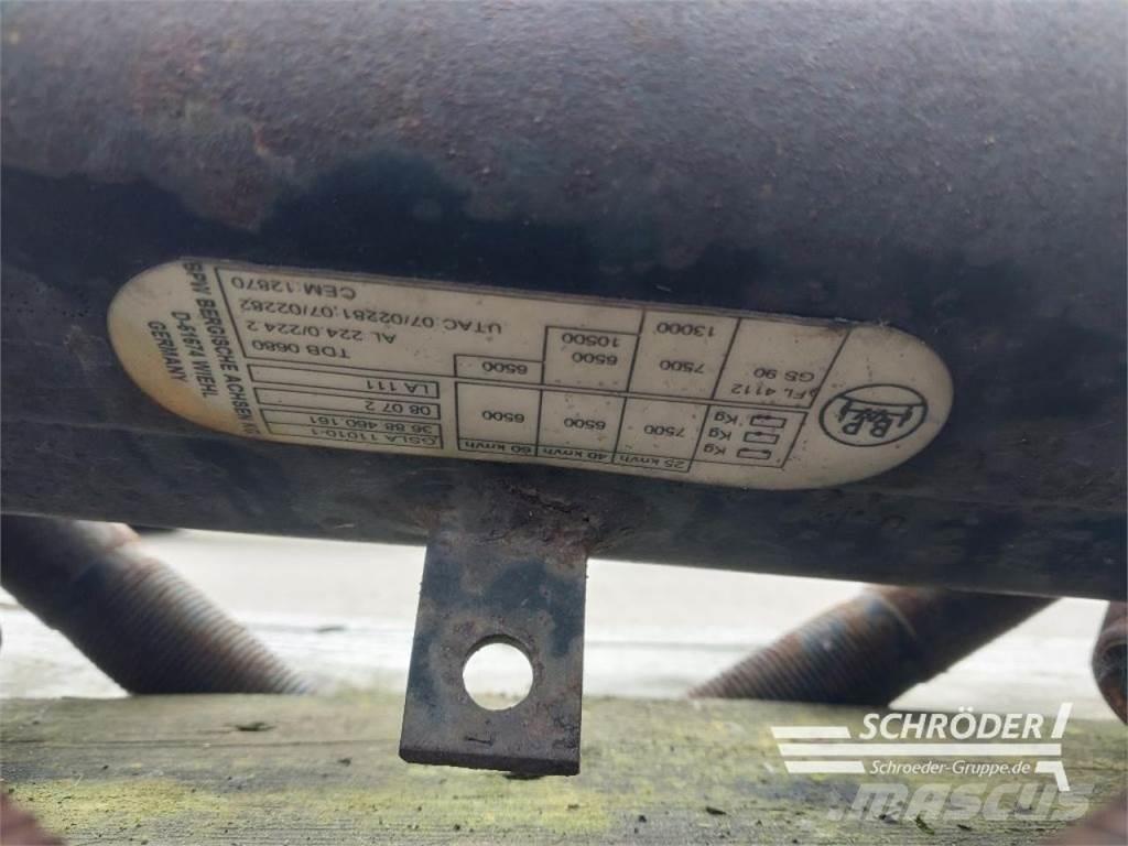 BPW - ACHSE TDB 0860 Άλλα γεωργικά μηχανήματα