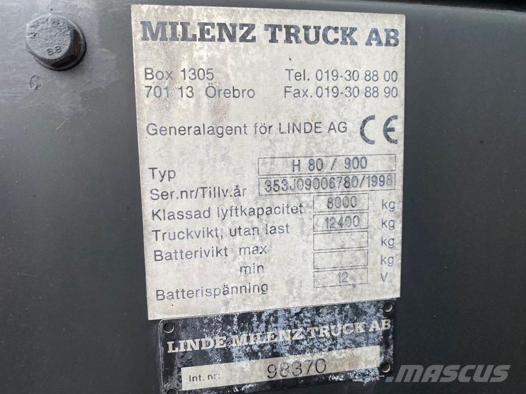 Linde H80D/900 Πετρελαιοκίνητα Κλαρκ