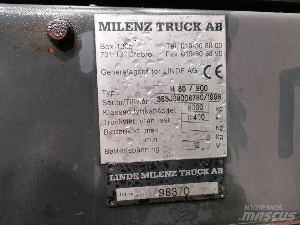 Linde H80D/900 Πετρελαιοκίνητα Κλαρκ