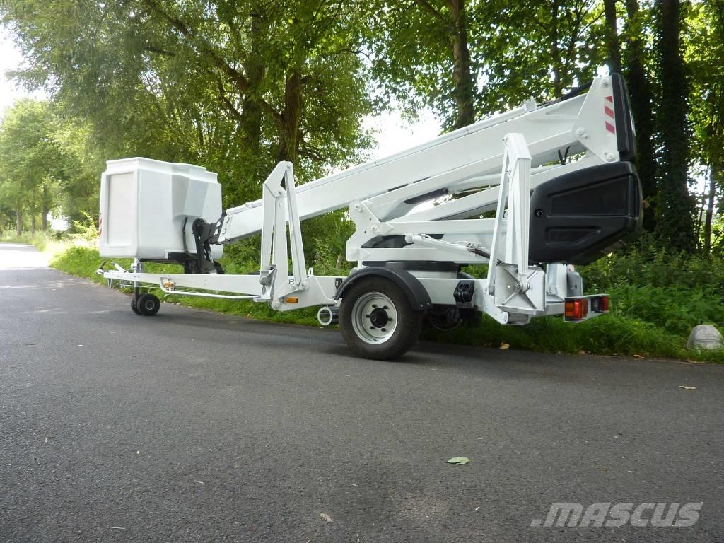 Dino 180 XT II Εναέριες πλατφόρμες τοποθετημένες σε ρυμούλκα