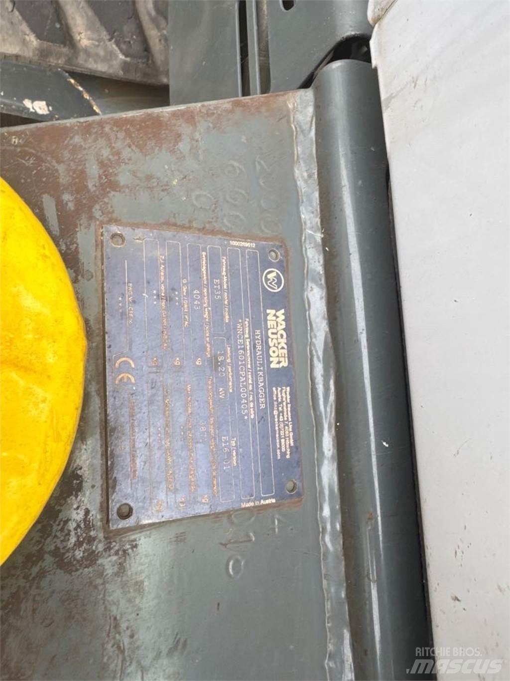 Wacker Neuson ET35 Εκσκαφείς με ερπύστριες