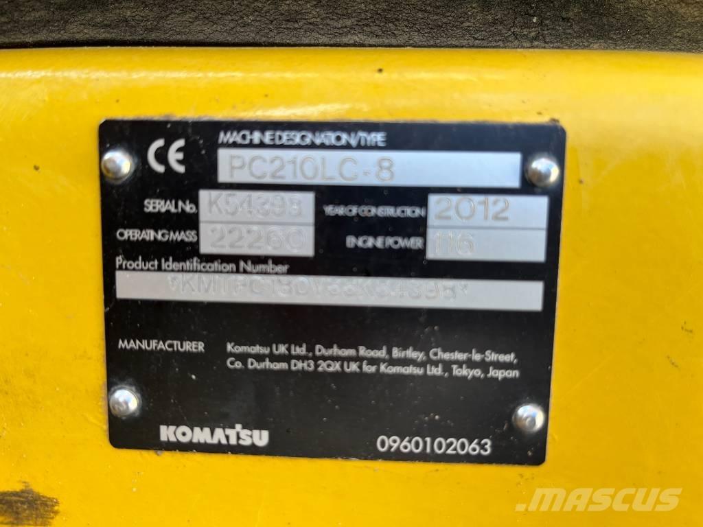 Komatsu PC 210 LC-8 Εκσκαφείς με ερπύστριες