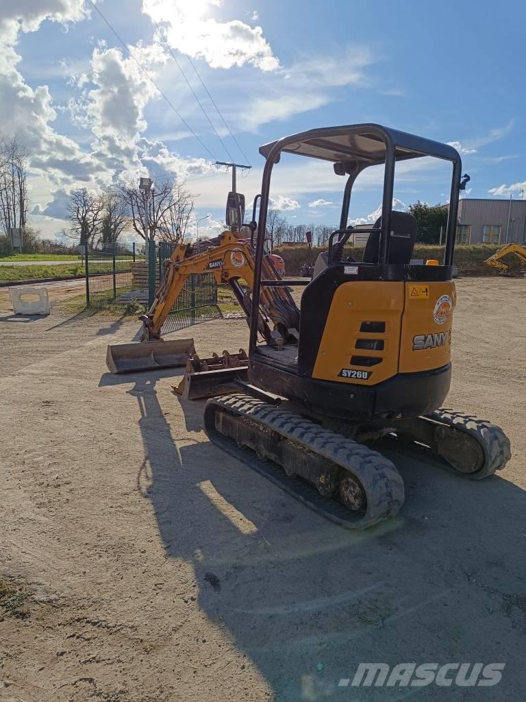 Sany SY 26 U Εκσκαφάκι (διαβολάκι) < 7t