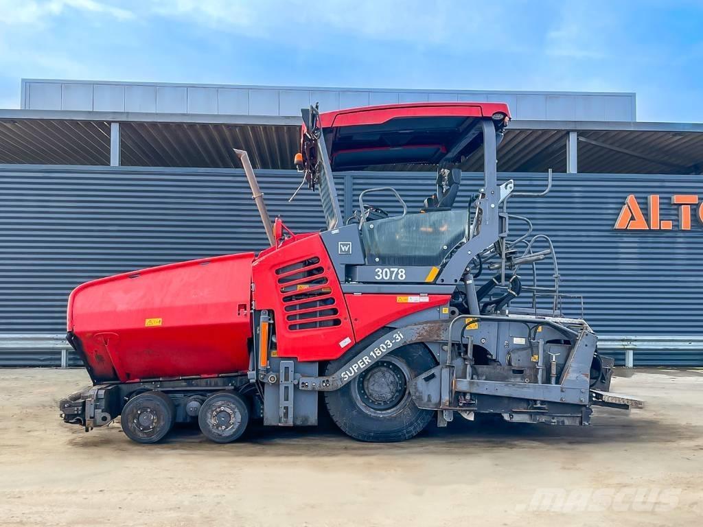 Vögele Super 1803-3I Επίστρωση ασφάλτου