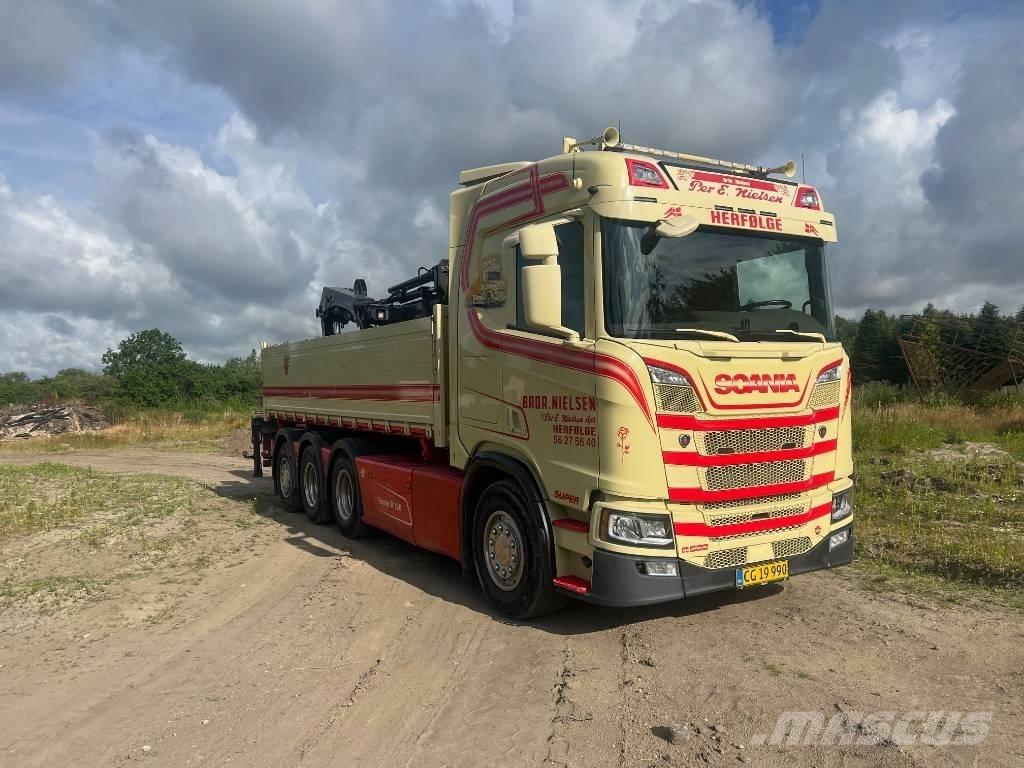 Scania R 520 Tridem Φορτηγά με Γερανό
