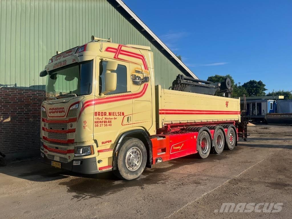 Scania R 520 Tridem Φορτηγά με Γερανό