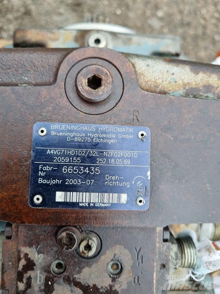 Hydromatik A4VG71HD Υδραυλικά