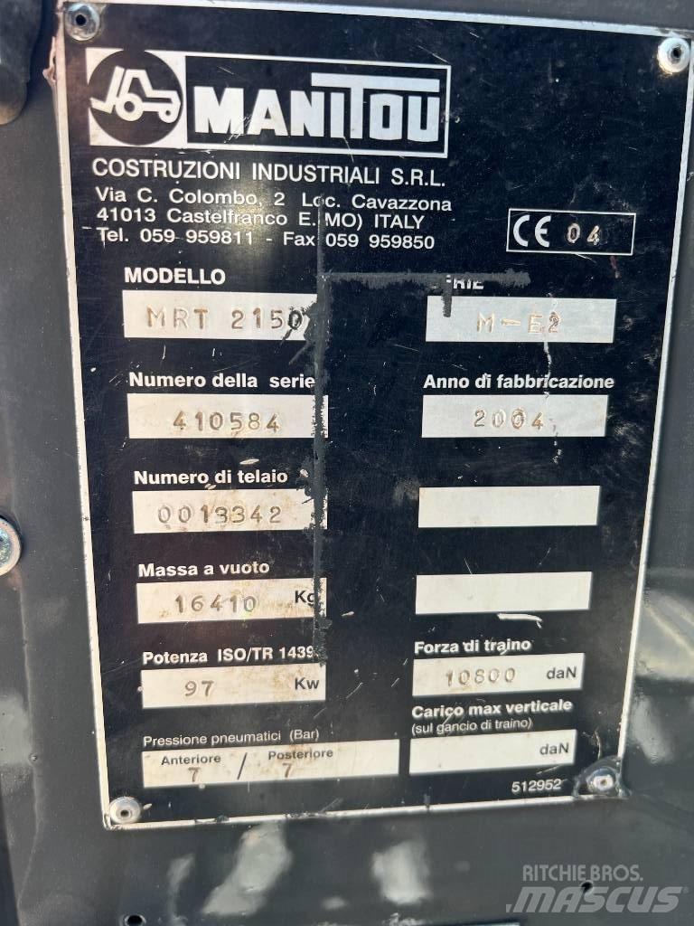 Manitou MRT 2150 Τηλεσκοπικοί ανυψωτές