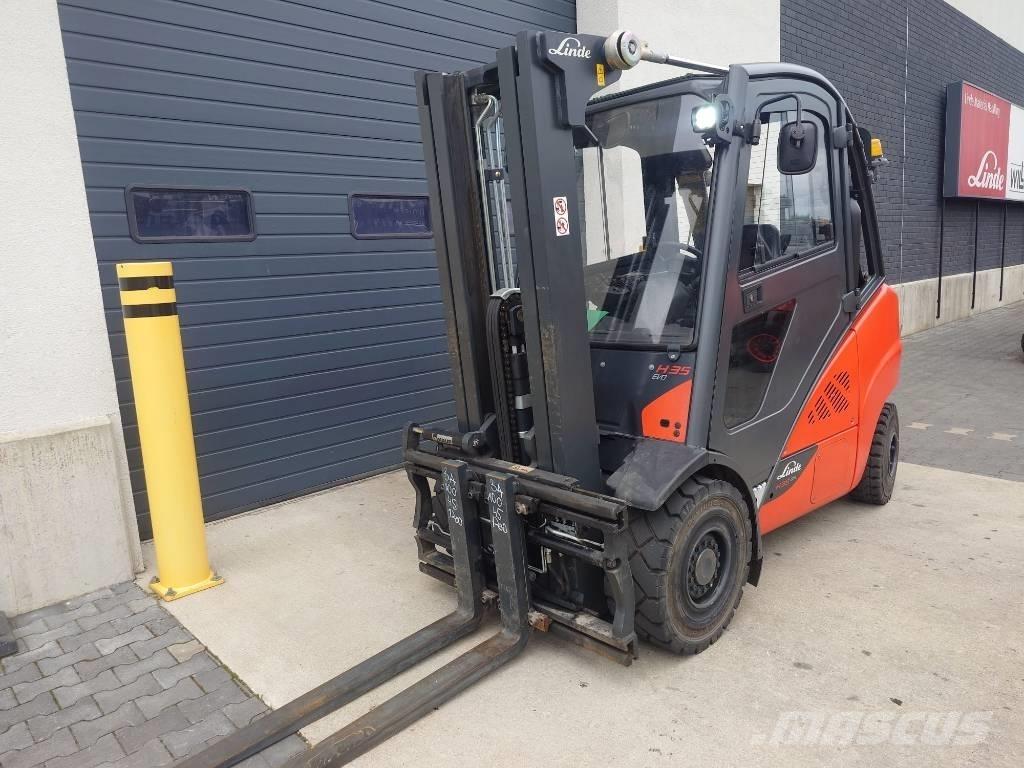 Linde H35T/393-02 Περονοφόρα ανυψωτικά κλαρκ με φυσικό αέριο LPG