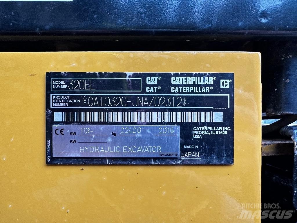 CAT 320 EL Εκσκαφείς με ερπύστριες