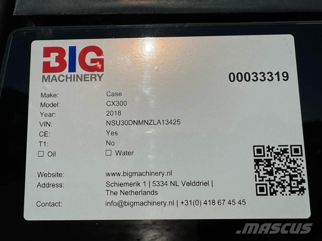 CASE CX300D Εκσκαφείς με ερπύστριες