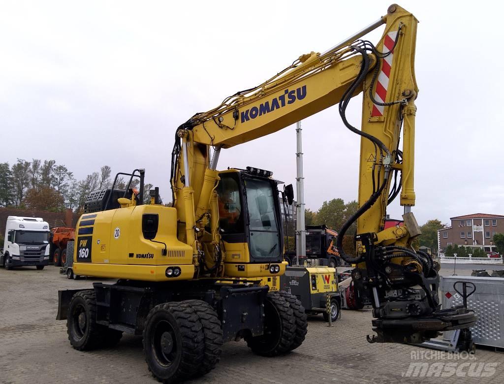 Komatsu PW160-11 Εκσκαφείς με τροχούς - λάστιχα