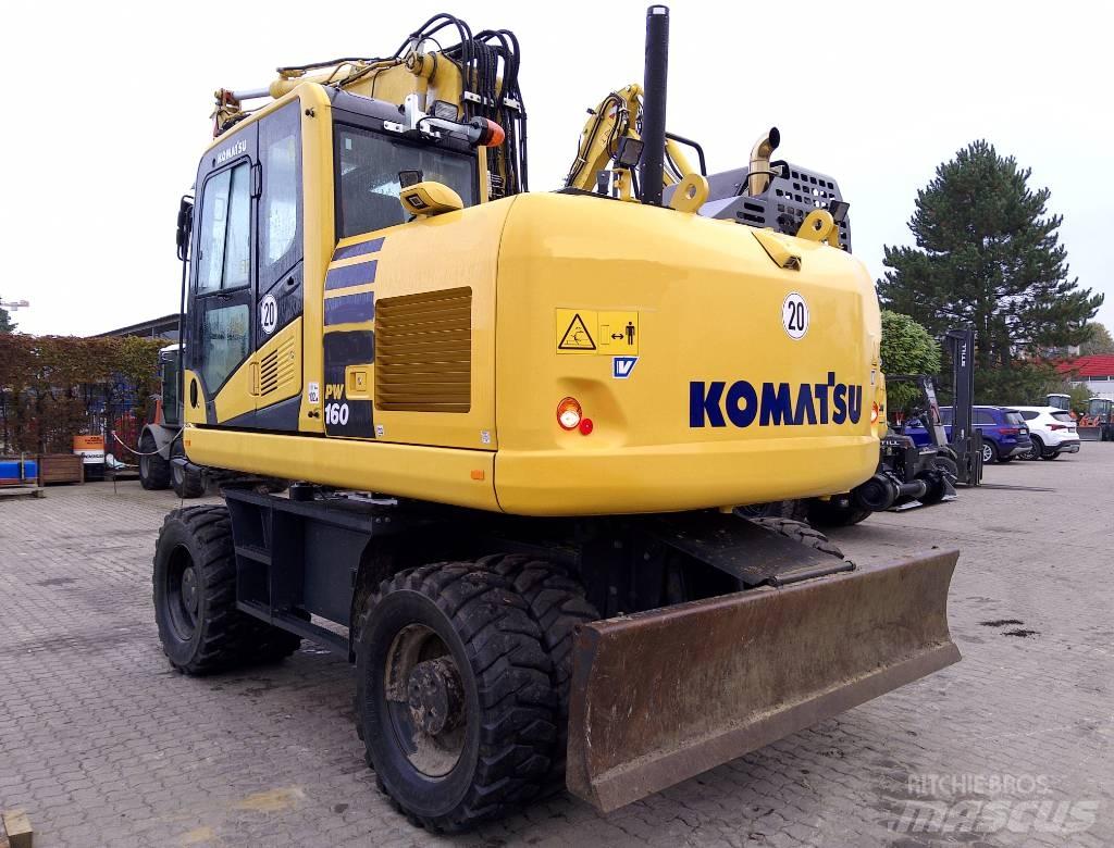 Komatsu PW160-11 Εκσκαφείς με τροχούς - λάστιχα