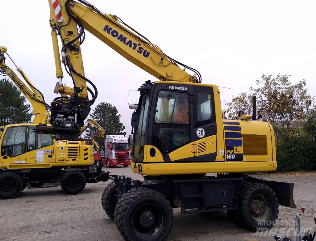Komatsu PW160-11 Εκσκαφείς με τροχούς - λάστιχα